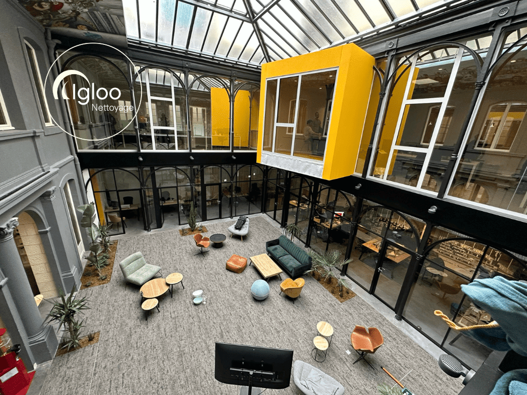 Nettoyage et ménage de bureaux entreprises à Nantes - Igloo Nettoyage