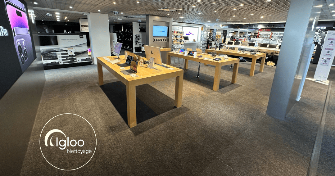 Nettoyage et ménage de commerces à Nantes - Igloo Nettoyage